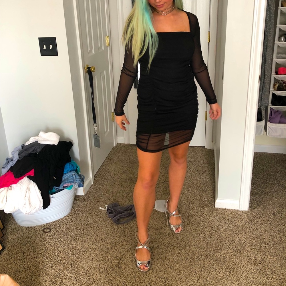 Cute mini black dress